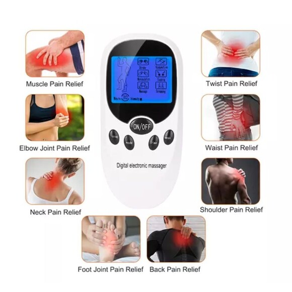 iMounTEK Electronic Pulse Massager, Pain Relief Body Massage Muscle Stimulator - Picture 3 of 5